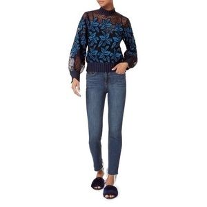 L’AGENCE Lorelei Straight Leg Jeans in Classic Vintage Blue - sz 24